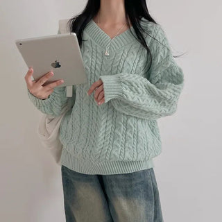 cable knit sweater
