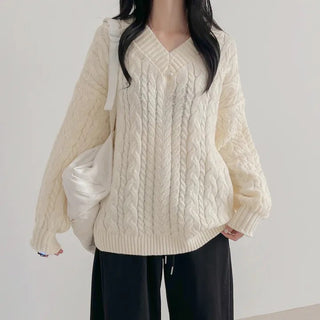 cable knit sweater