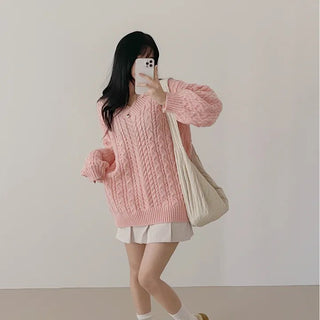 cable knit sweater