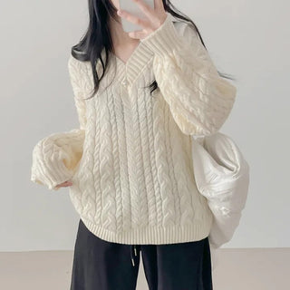 cable knit sweater