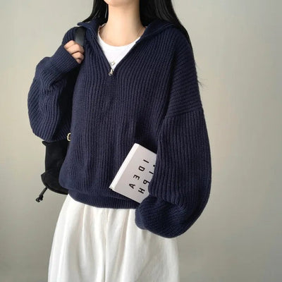 half zip sweater
