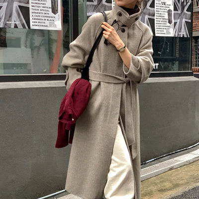 lace up coat