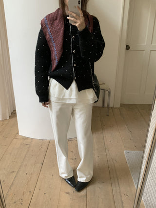 lovely jacquard coat