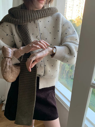 lovely jacquard coat