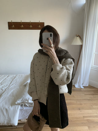 lovely jacquard coat