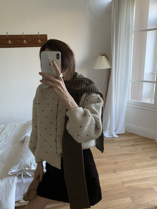 lovely jacquard coat