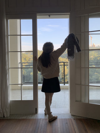 lovely jacquard coat