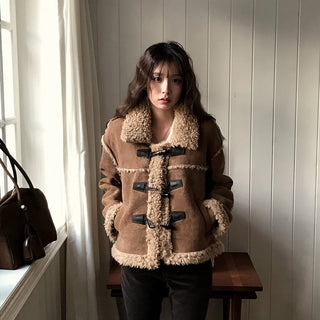 fur lamb coat