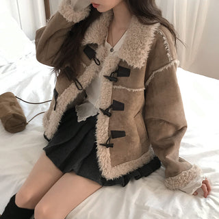 fur lamb coat