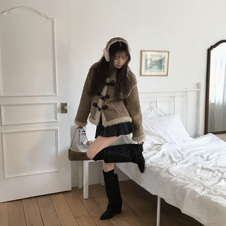 fur lamb coat