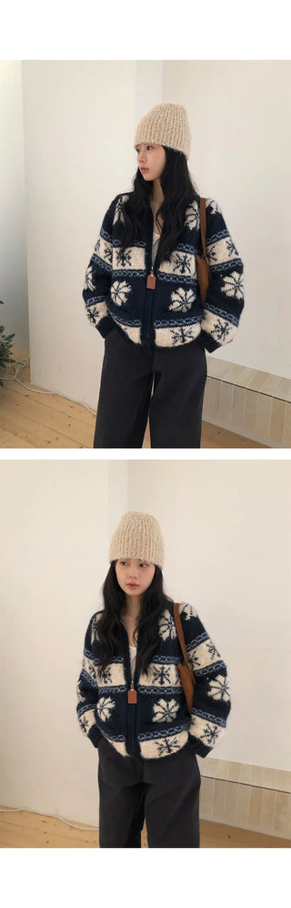 fairisland jacquard coat