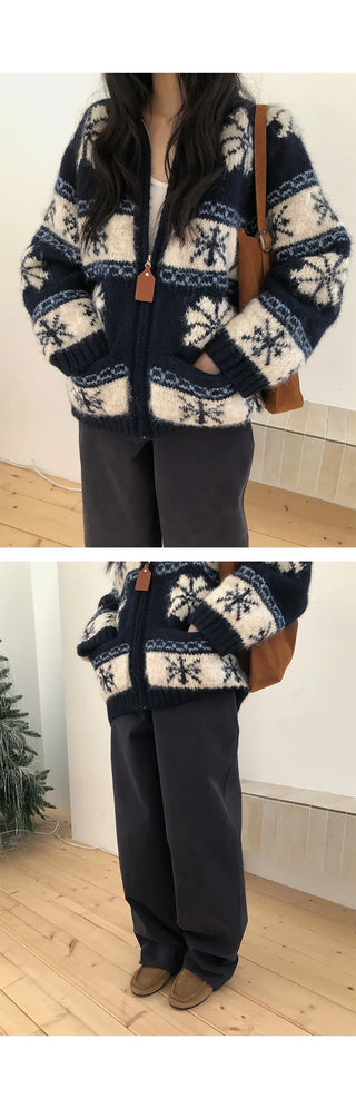 fairisland jacquard coat