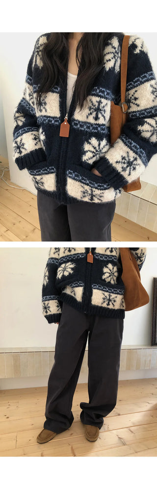 fairisland jacquard coat