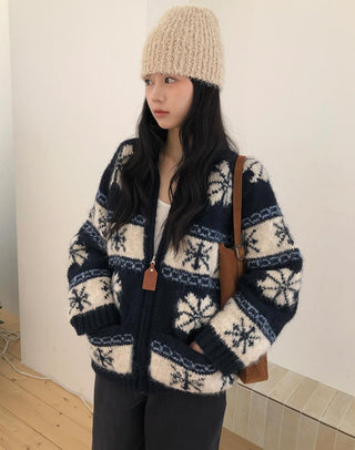 fairisland jacquard coat