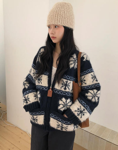 fairisland jacquard coat