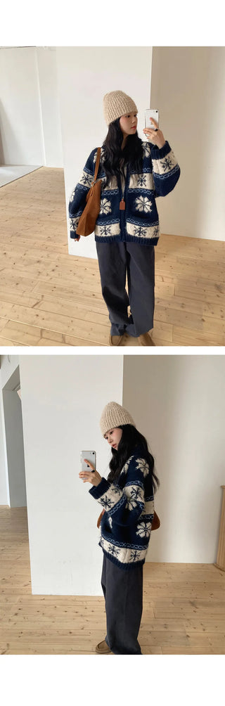 fairisland jacquard coat