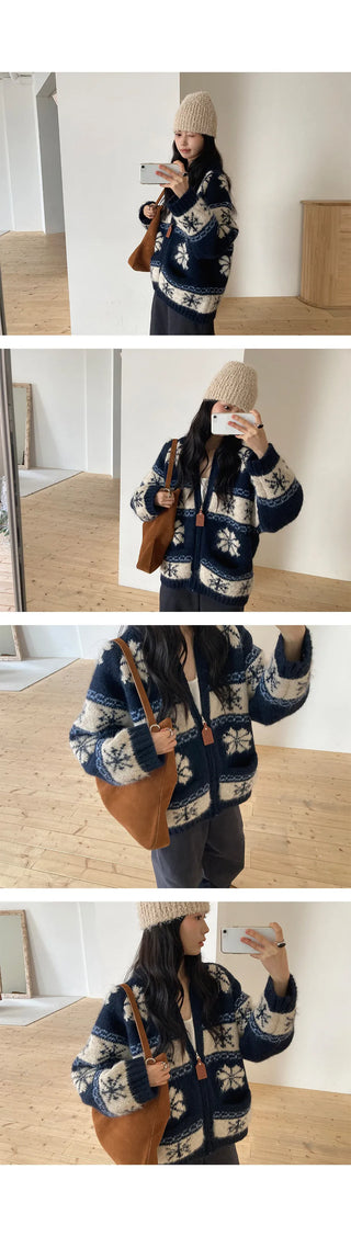 fairisland jacquard coat