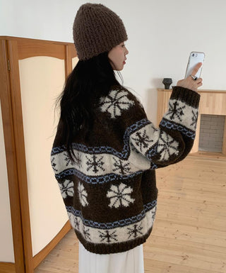 fairisland jacquard coat