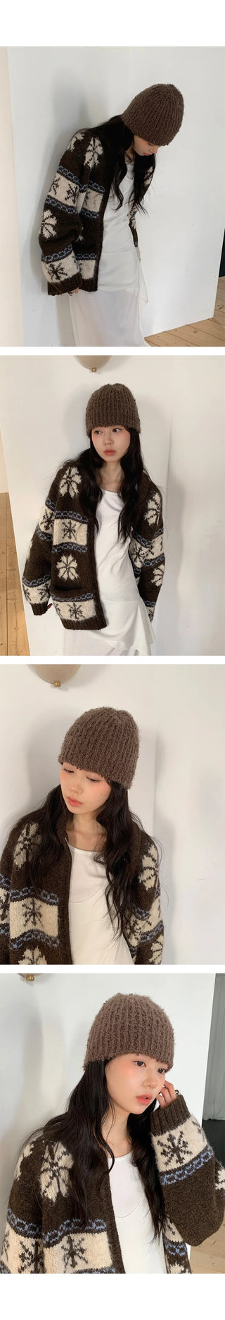 fairisland jacquard coat