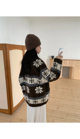 fairisland jacquard coat