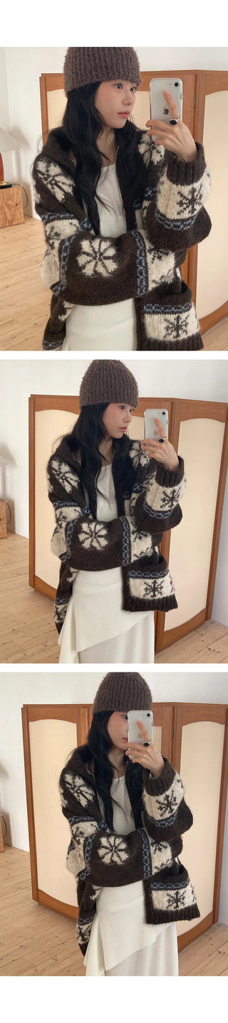 fairisland jacquard coat