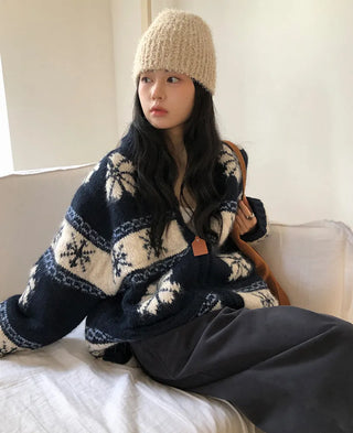 fairisland jacquard coat