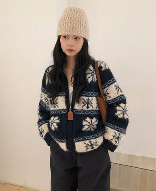 fairisland jacquard coat