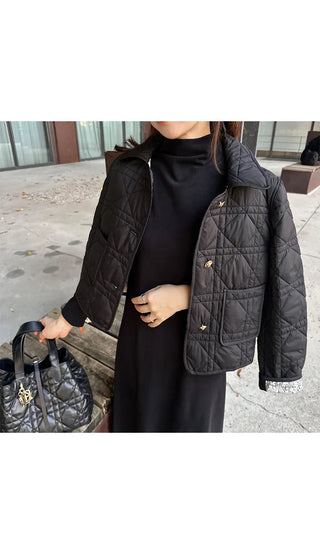 quilted jacket short