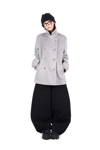 scarf wool coat