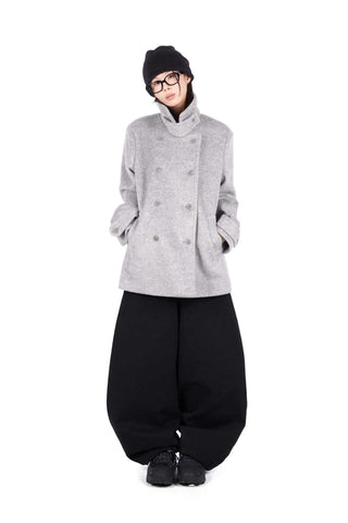 scarf wool coat