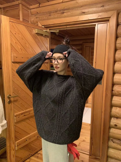 twist knit sweater