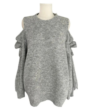 off-shoulder sweater