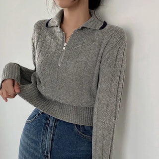zip pullover top