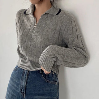 zip pullover top