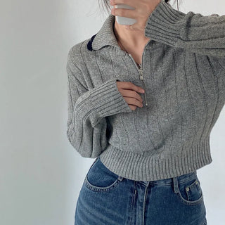 zip pullover top