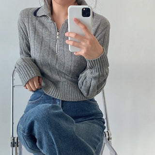 zip pullover top