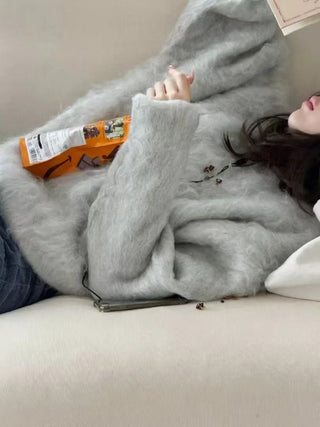 pullover brushed sweater