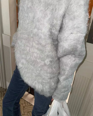 pullover brushed sweater