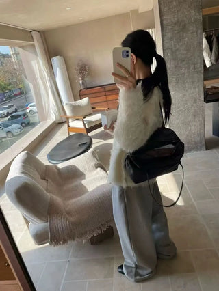 pullover brushed sweater