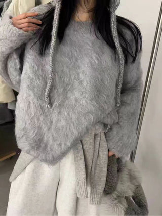 pullover brushed sweater