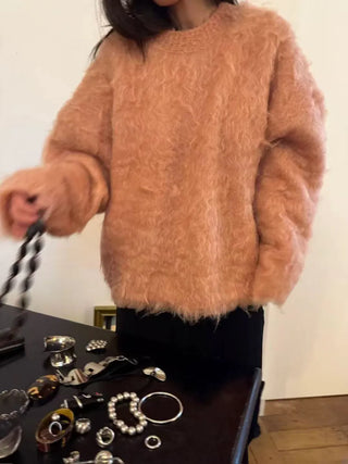 pullover brushed sweater