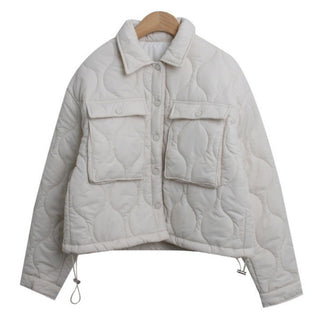 diamond quilted jacket