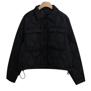 diamond quilted jacket
