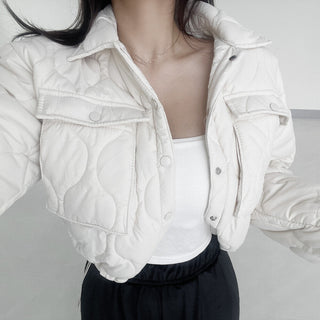 diamond quilted jacket