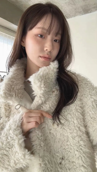 curly fur jacket