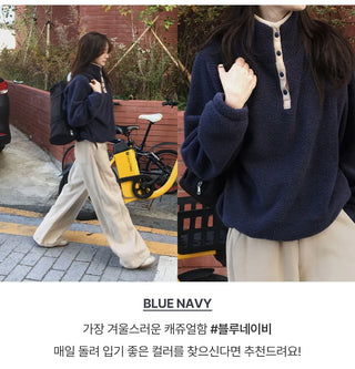 patchwork fleece coat