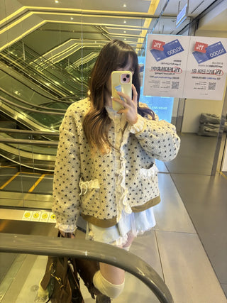 floral cotton coat
