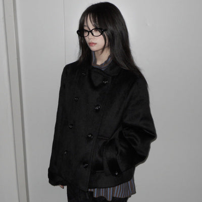 quilted wool coat