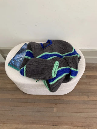 mixed stripe sweater