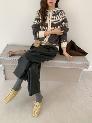 fairisland hood cardigan